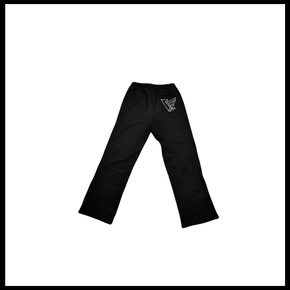 Open leg Jogger Black